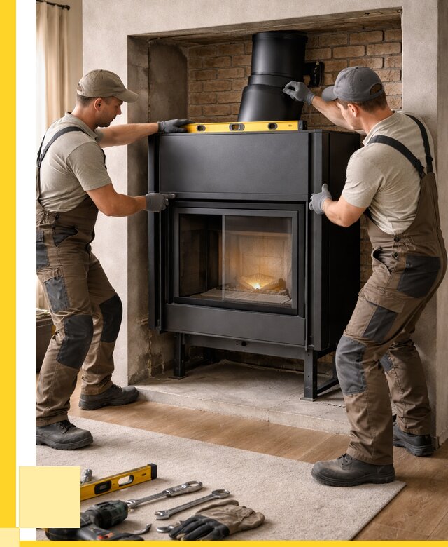 Установка каминных топок в Шелехове под ключ от 19287 р. | ЭриданШлх