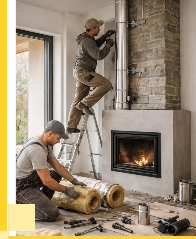 Монтаж дымоходов для каминов в Шелехове от 16073 р. ЭриданШлх