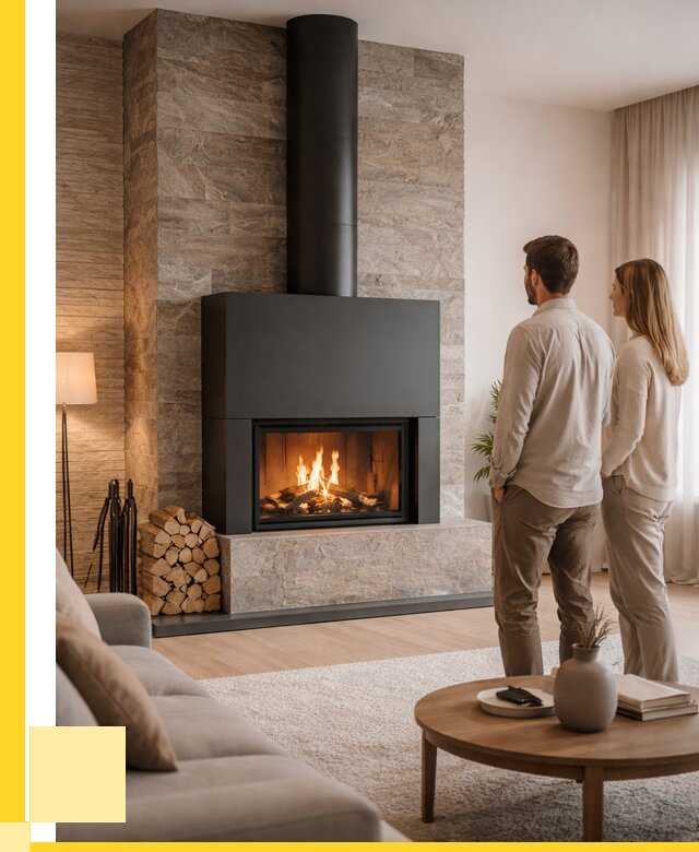 Закрытые камины под ключ в Шелехове от 128580 р., ЭриданШлх