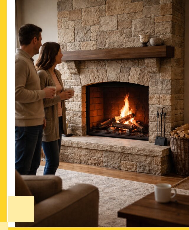 Каменные камины на заказ в Шелехове от 192870 р. | ЭриданШлх