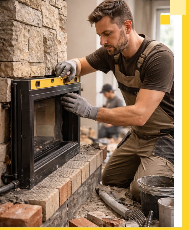 Дровяные камины под ключ в Шелехове: монтаж, обустройство