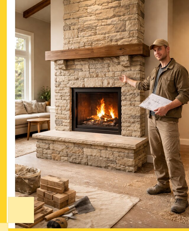 Камины под ключ в Шелехове от 192870 р. | ЭриданШлх — установка