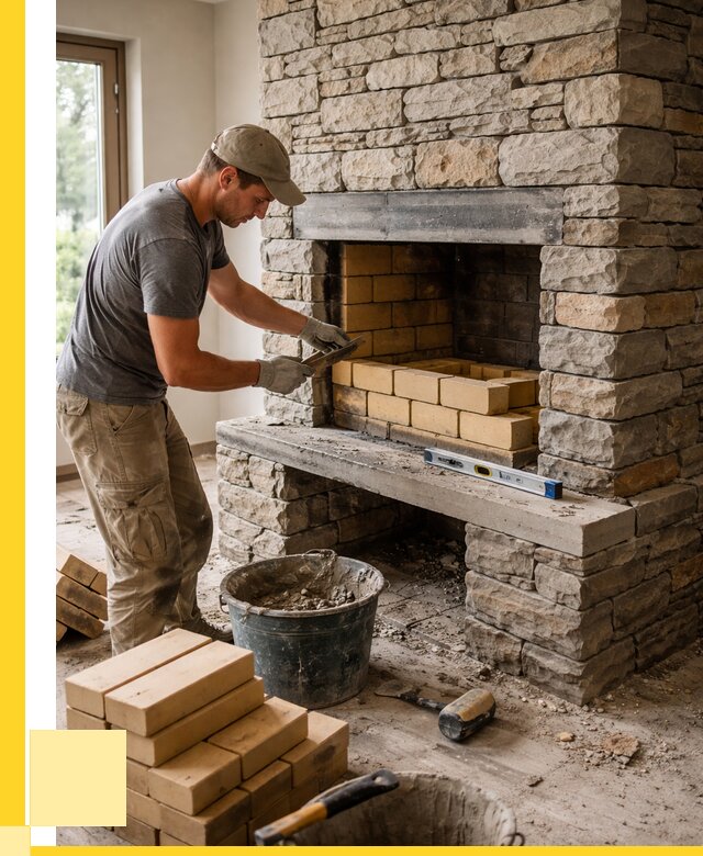 Кладка каминов и камина в Шелехове от 26788 р. ЭриданШлх