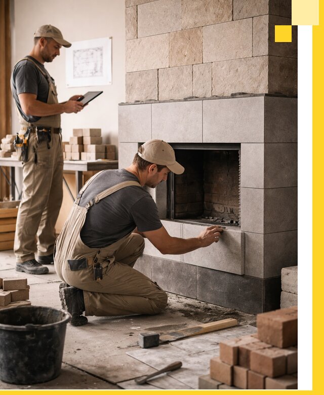 Индивидуальные проекты каминов и каминных систем в Шелехове