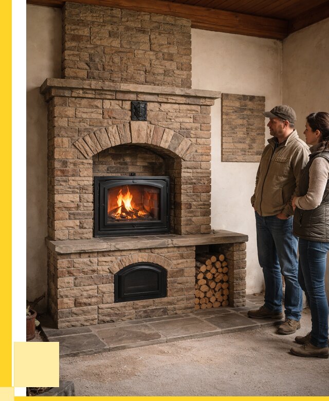 Кирпичная печь под ключ в Шелехове от 160725 р. | ЭриданШлх