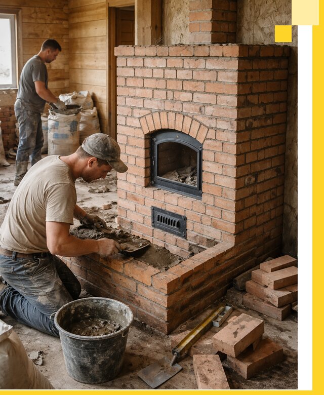 Профессиональное строительство печей в Шелехове под ключ