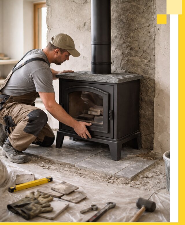 Профессиональный монтаж печей и каминов в Шелехове под ключ