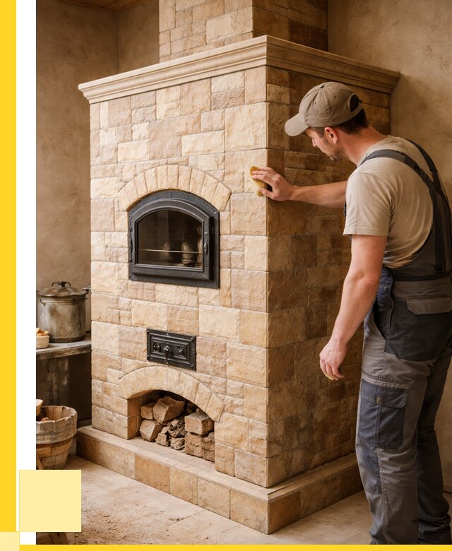 Облицовка печей в Шелехове от 4822 р. под ключ | ЭриданШлх