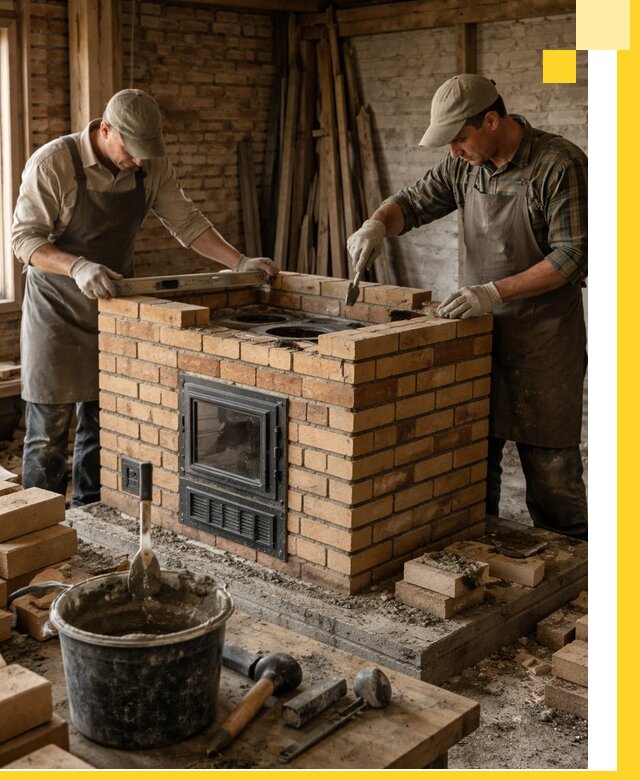 Изготовление и установка варочных печей под ключ в Шелехове