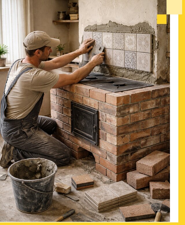 Печи с плитой на заказ монтаж гарантия и сервис в Шелехове