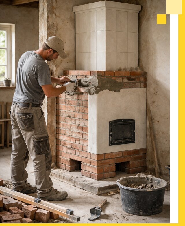 Изготовление и установка печей-голландок под ключ в Шелехове