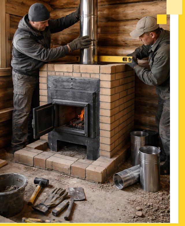 Проектирование, изготовление и установка банных печей в Шелехове