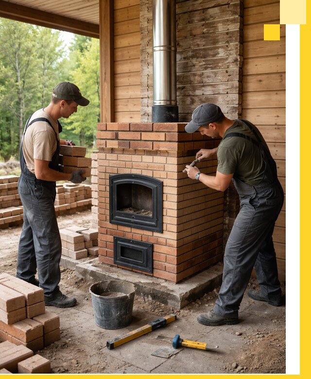 Производство и установка дачных печей под ключ в Шелехове