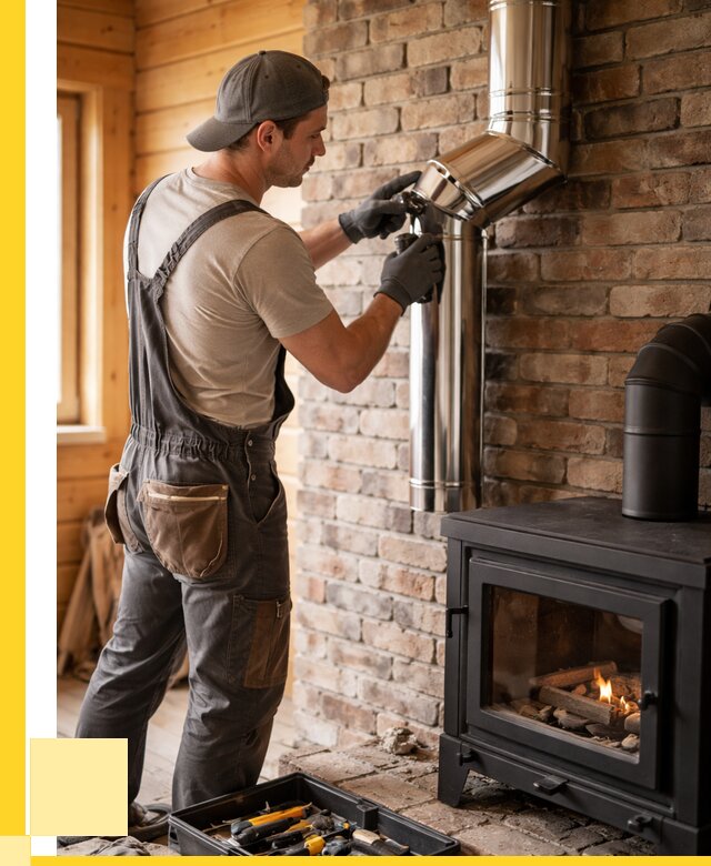 Монтаж дымоходов для печей в Шелехове от 8036 р. | ЭриданШлх