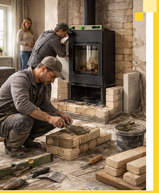 Печи и камины под ключ: проект, установка в Шелехове