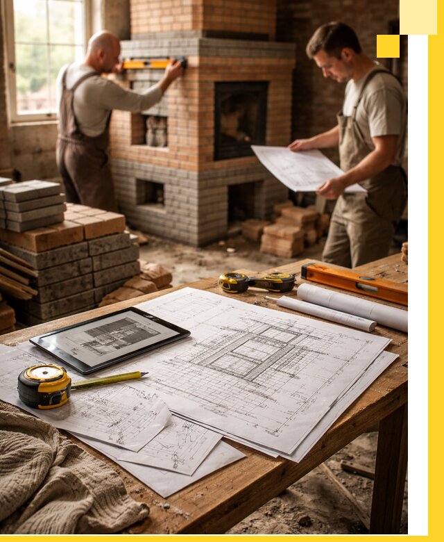 Проекты печей и каминов с индивидуальным дизайном в Шелехове