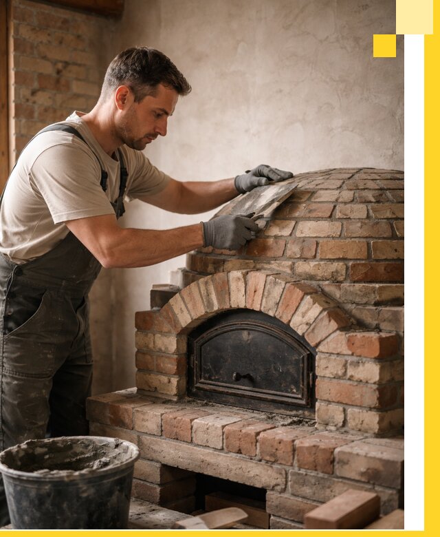 Изготовление и монтаж помпейских печей на заказ в Шелехове