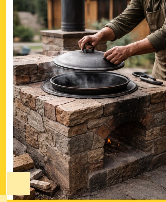 Печи для казана в Шелехове по цене от 19287 р. | ЭриданШлх