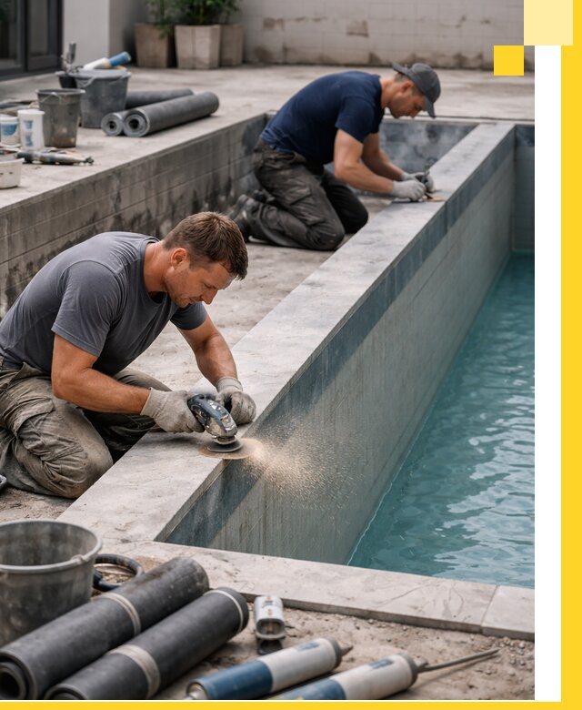 Профессиональный ремонт бассейнов под ключ в Шелехове