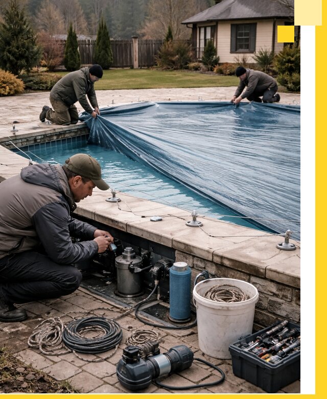 Консервация бассейнов в Шелехове: подготовка к длительному хранению