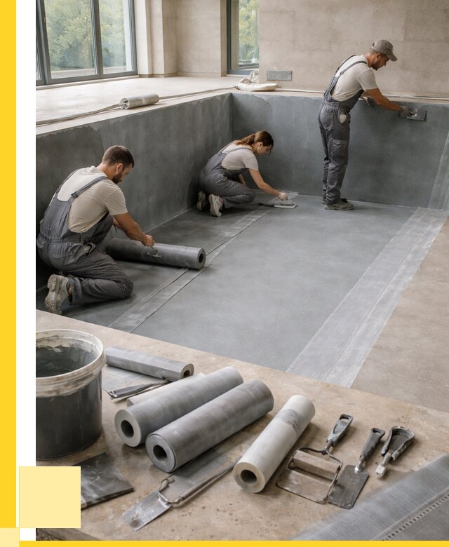 Гидроизоляция бассейнов в Шелехове от 2143 р., ЭриданШлх