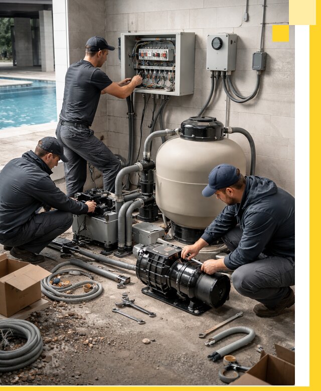 Профессиональный монтаж оборудования для бассейнов в Шелехове