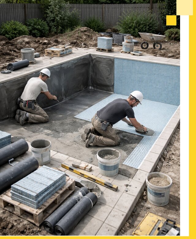 Проектирование и строительство стационарных бассейнов в Шелехове