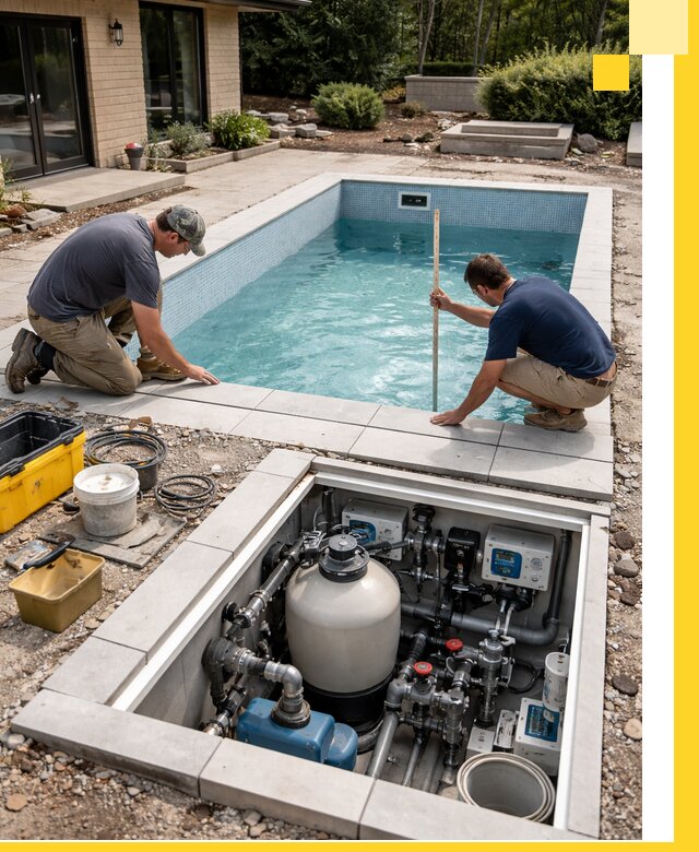 Строительство качественных домашних бассейнов под ключ в Шелехове