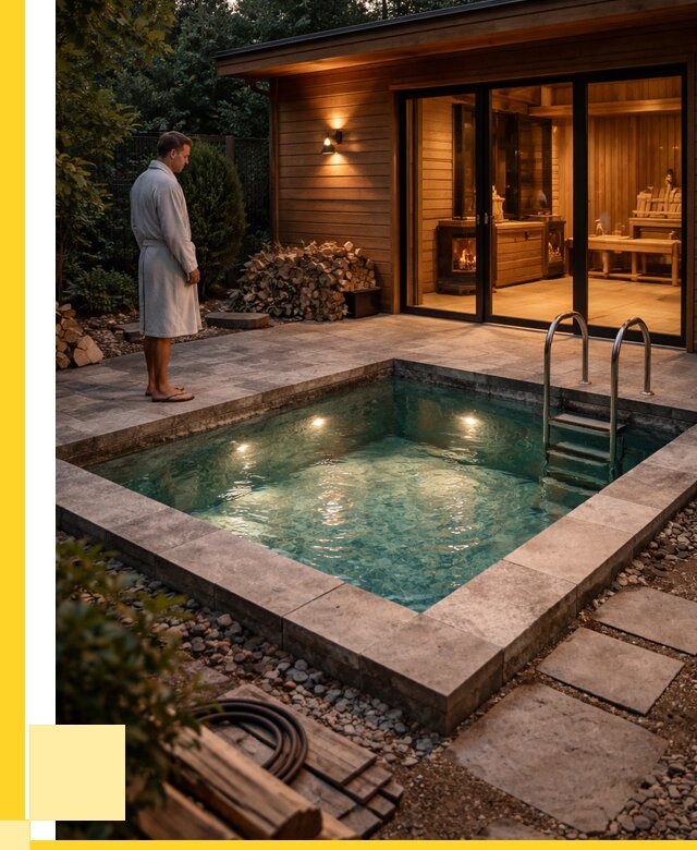 Бани с бассейном под ключ в Шелехове от 101793 р. | ЭриданШлх