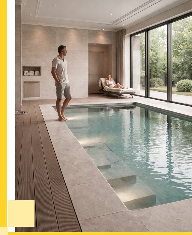 Бассейны в коттедже под ключ в Шелехове от 1285800 р. | ЭриданШлх