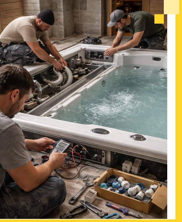 Гидромассажные бассейны под ключ в Шелехове, дизайн и монтаж