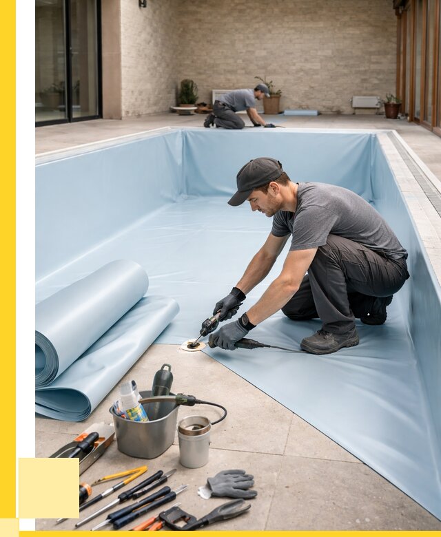 Пленка ПВХ для бассейнов в Шелехове от 2679 р. | ЭриданШлх