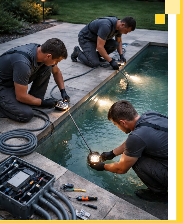 Профессиональное освещение бассейнов в Шелехове: дизайн и монтаж