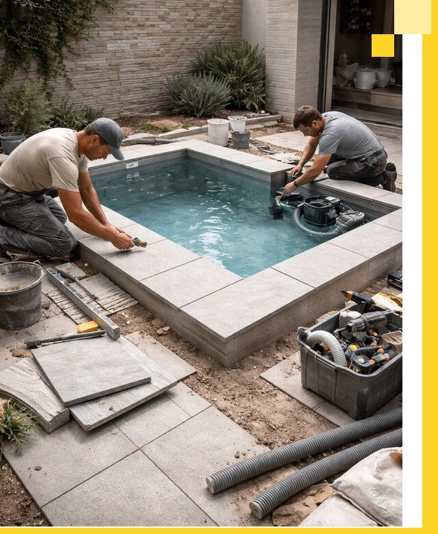 Мини бассейны под ключ в Шелехове, дизайн и установка