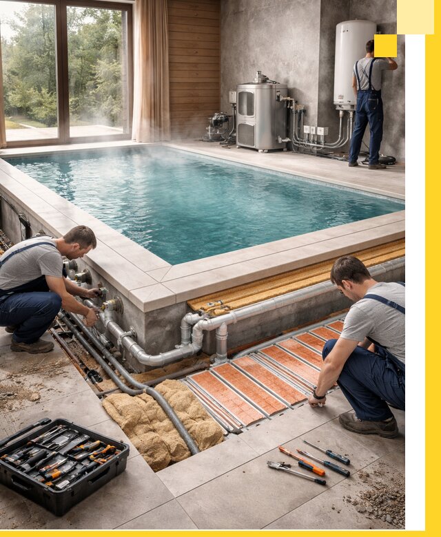 Проектирование и строительство тёплых бассейнов в Шелехове