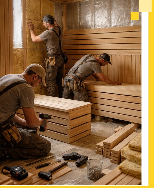 Профессиональное строительство саун под ключ в Шелехове