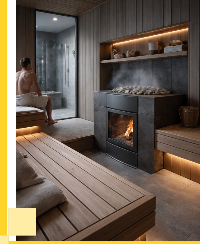 Проект сауны в частном доме в Шелехове от 37503 р. | ЭриданШлх