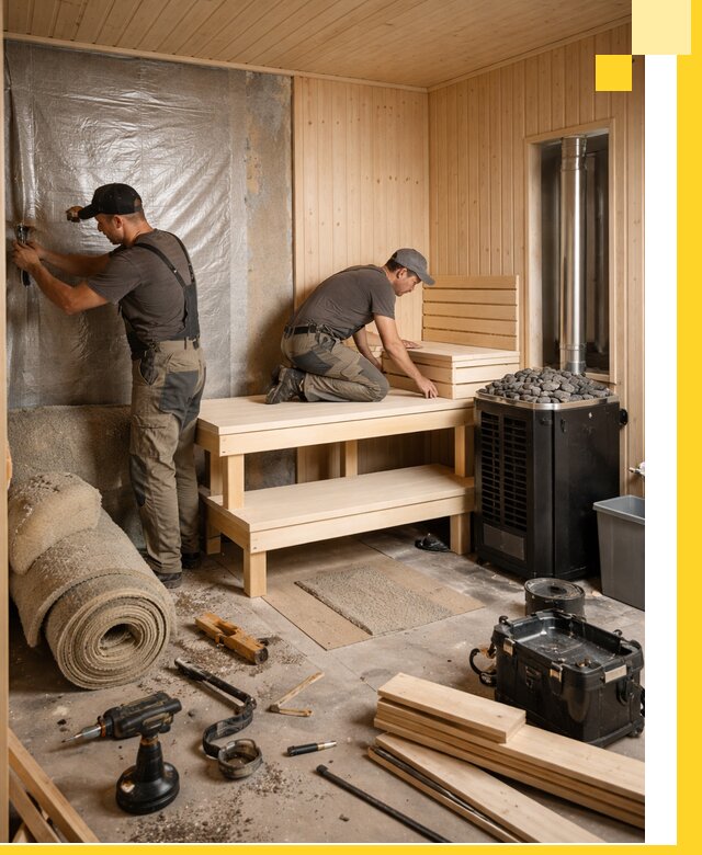 Проекты саун под ключ в Шелехове дизайн и строительство