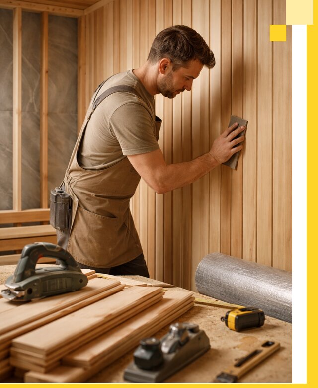 Профессиональная отделка саун и парных под ключ в Шелехове