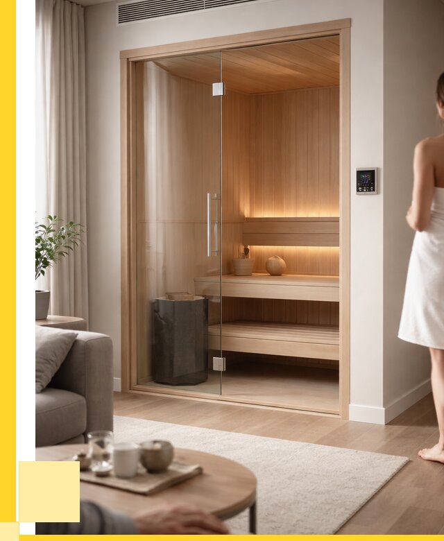 Сауна в квартире под ключ в Шелехове от 128580 р. ЭриданШлх