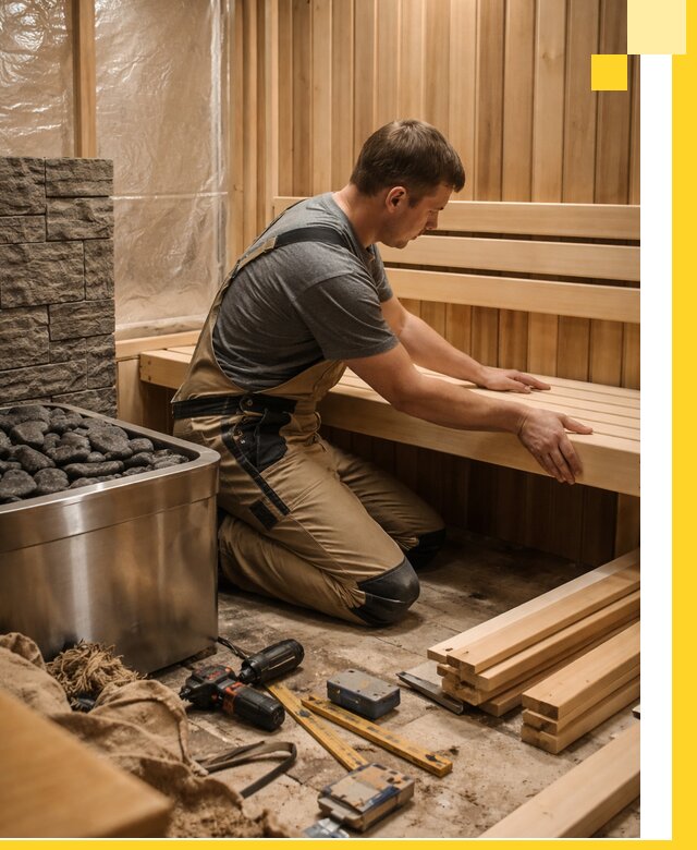 Сауны для дома под ключ с проектированием и монтажом в Шелехове