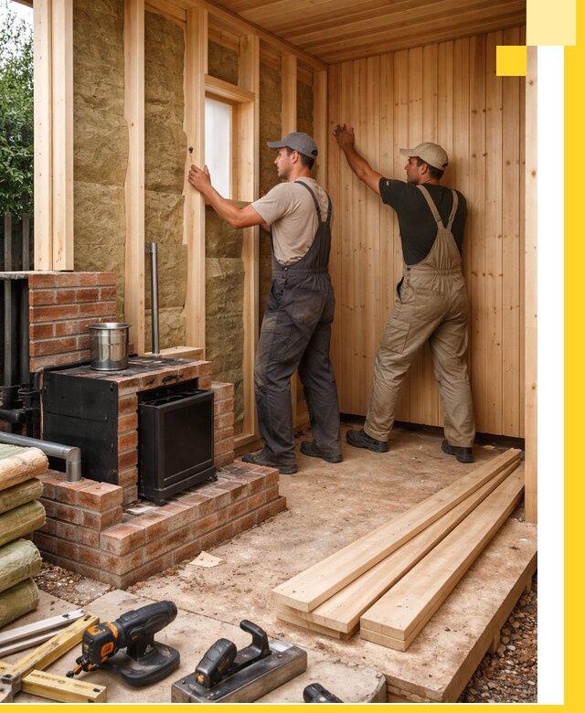 Строительство и установка дачных саун под ключ в Шелехове