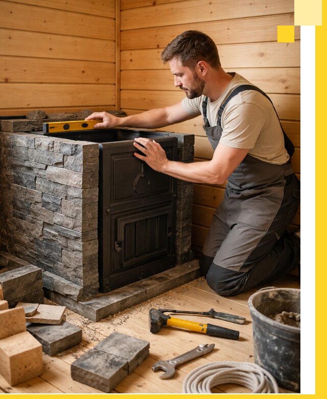 Производство и установка печей для саун под ключ в Шелехове