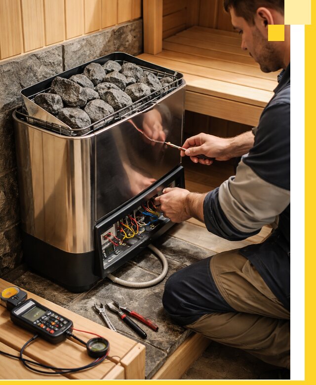 Продажа и установка электрокаменок для саун в Шелехове