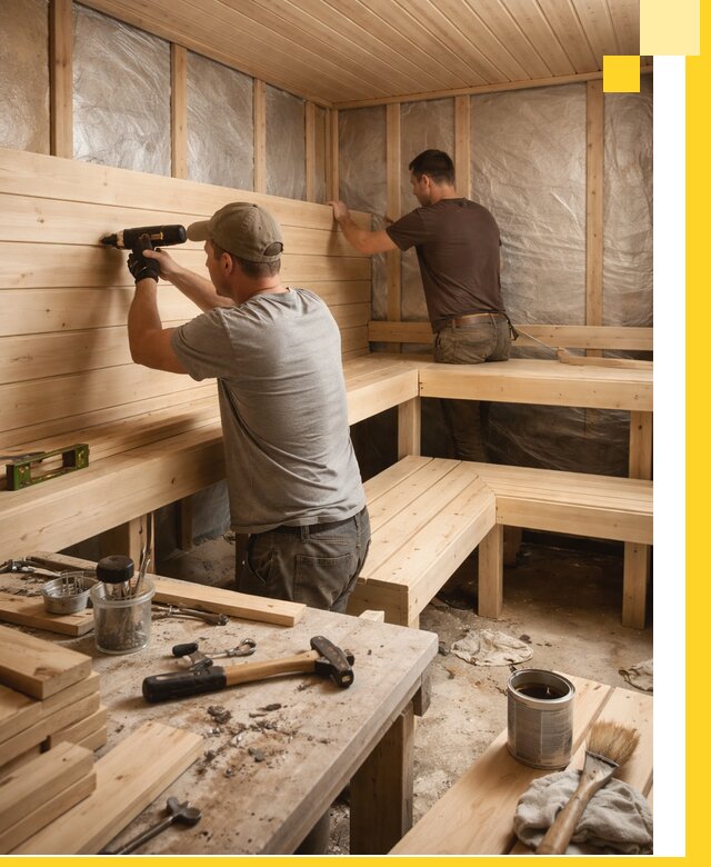 Профессиональная отделка бань и саун под ключ в Шелехове