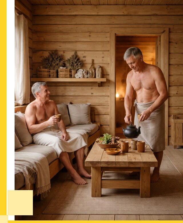 Бани с комнатой отдыха под ключ в Шелехове от 482175 р. | ЭриданШлх