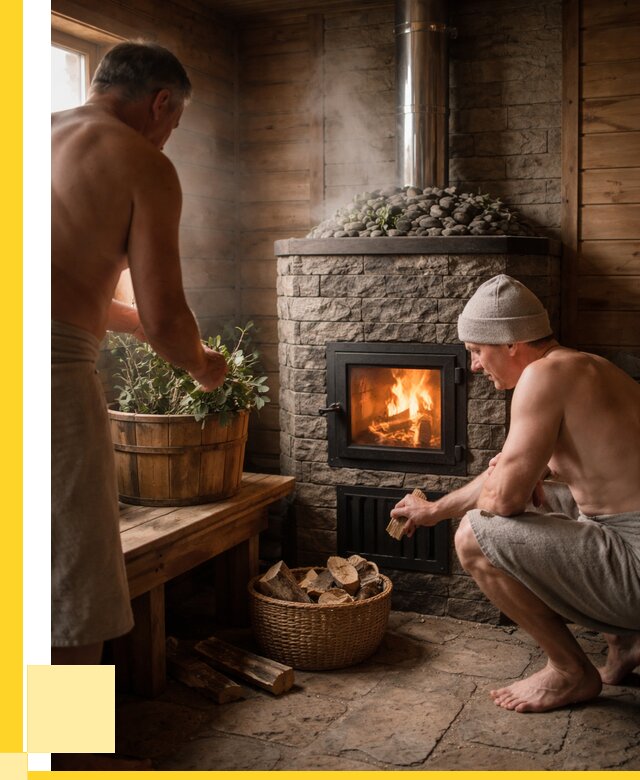 Банные печи под ключ в Шелехове от 48218 р. | ЭриданШлх кирпичная