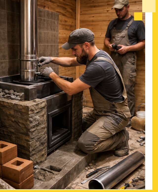 Изготовление и установка банных печей под ключ в Шелехове