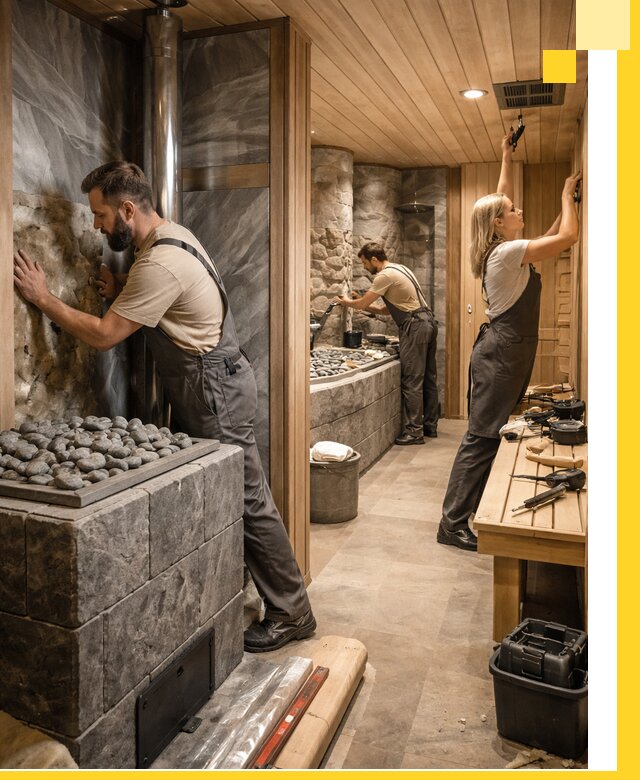 Строительство бань и SPA процедур в Шелехове под ключ и отделкой