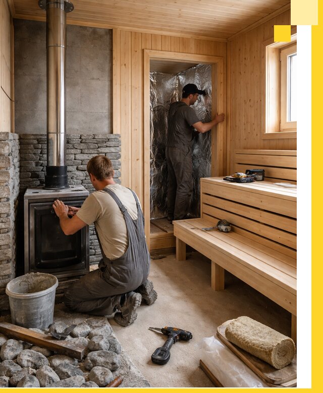 Строительство и изготовление бань под ключ в Шелехове